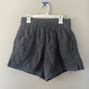 Abercrombie & Fitch High Waisted Quilted Sweat Shorts